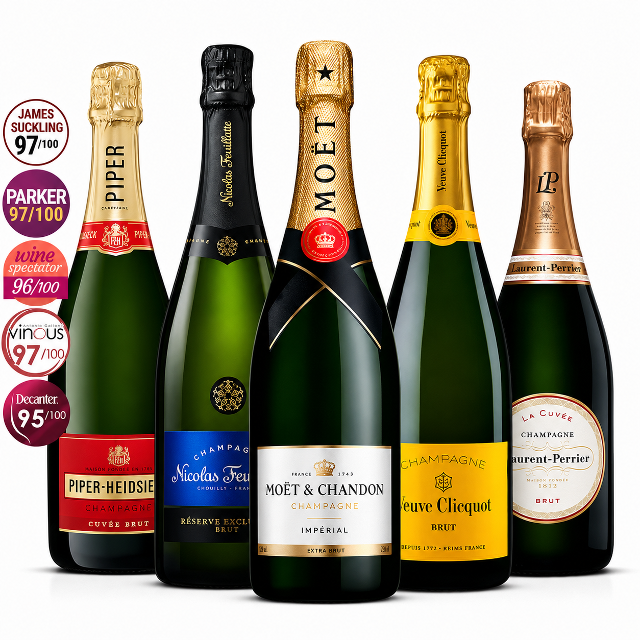 Coffret 5 champagnes